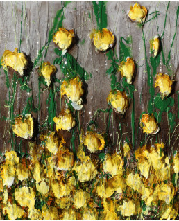 my garden in yellow