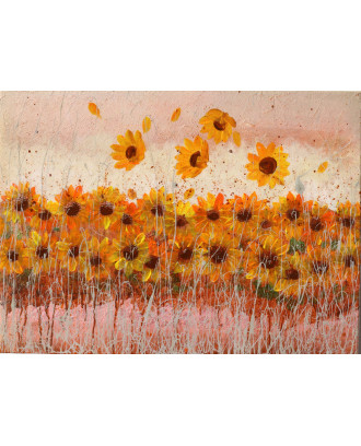 copper sunflowers
