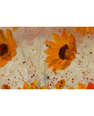 copper sunflowers