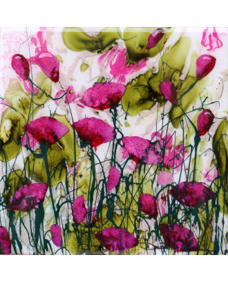 Poppies on ceramic III