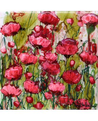 flowers on ceramic III