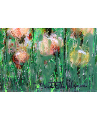 flowers on ceramic II