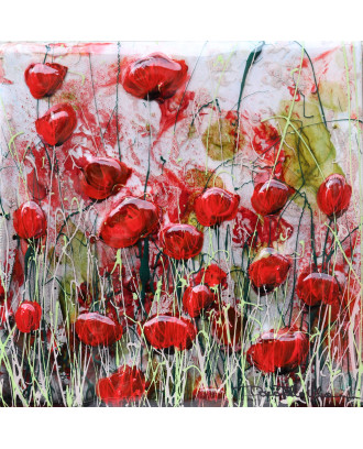 Poppies on ceramic VI
